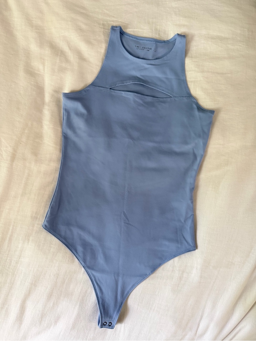 Abercrombie Bodysuit - Cutout,‎ Sleeveless, Blue